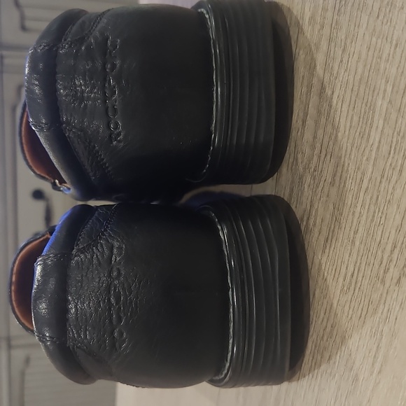 Rockport Men's Black Leather Slip-On Shoes size 10 - Picture 3 of 13